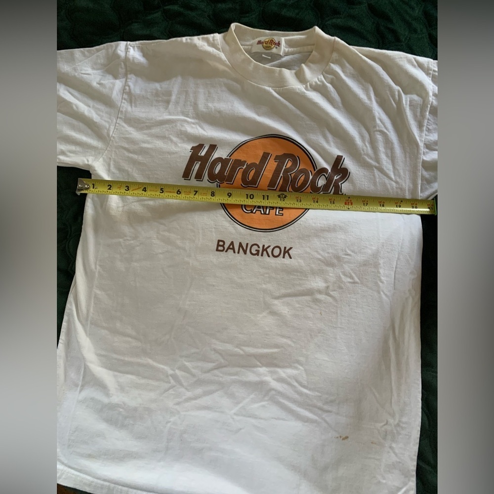 Hard Rock Cafe Real Vintage 3 100% Cotton T-shirts Bangkok Hong Kong Kowloon XL - Picture 4 of 16